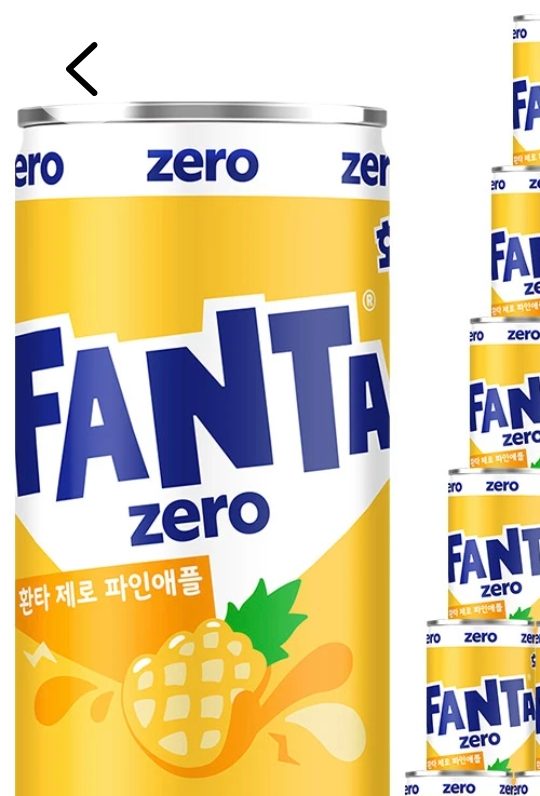 환타 제로 파인애플 215ml 30개