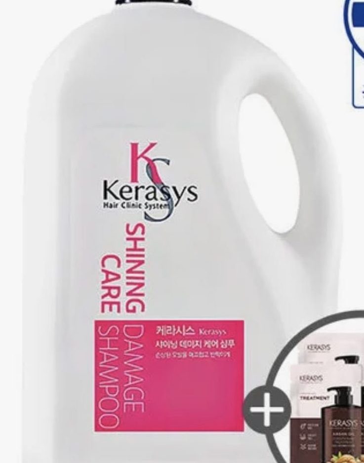 케라시스 샤이닝 샴푸/린스 4L 1개+ 증정