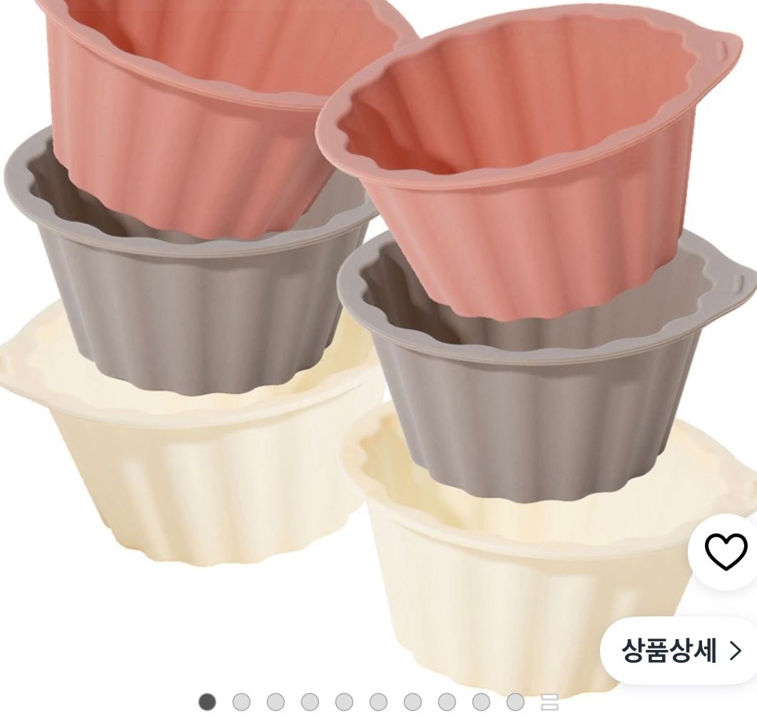 아띠래빗 쏙쏙 실리콘 머핀틀 6개 무배