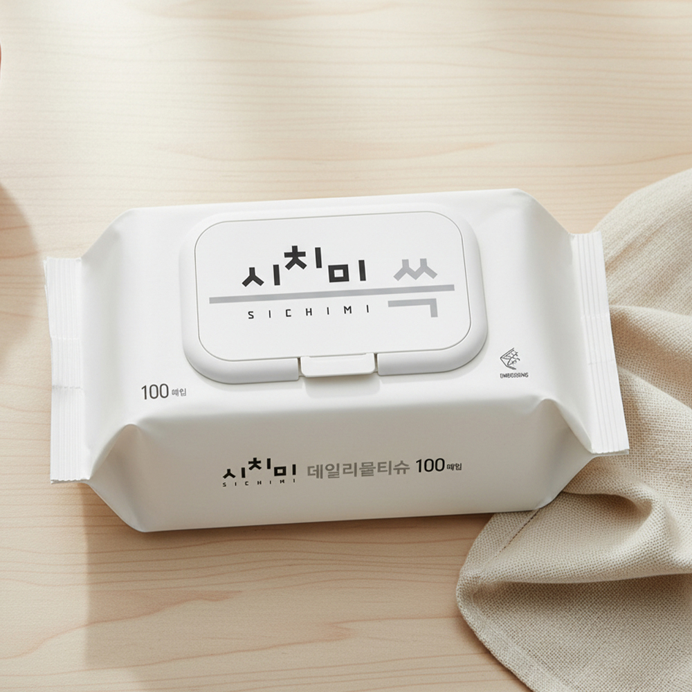 시치미 쓱 데일리 물티슈 100매 10팩 5천원 개당 초 이네요!