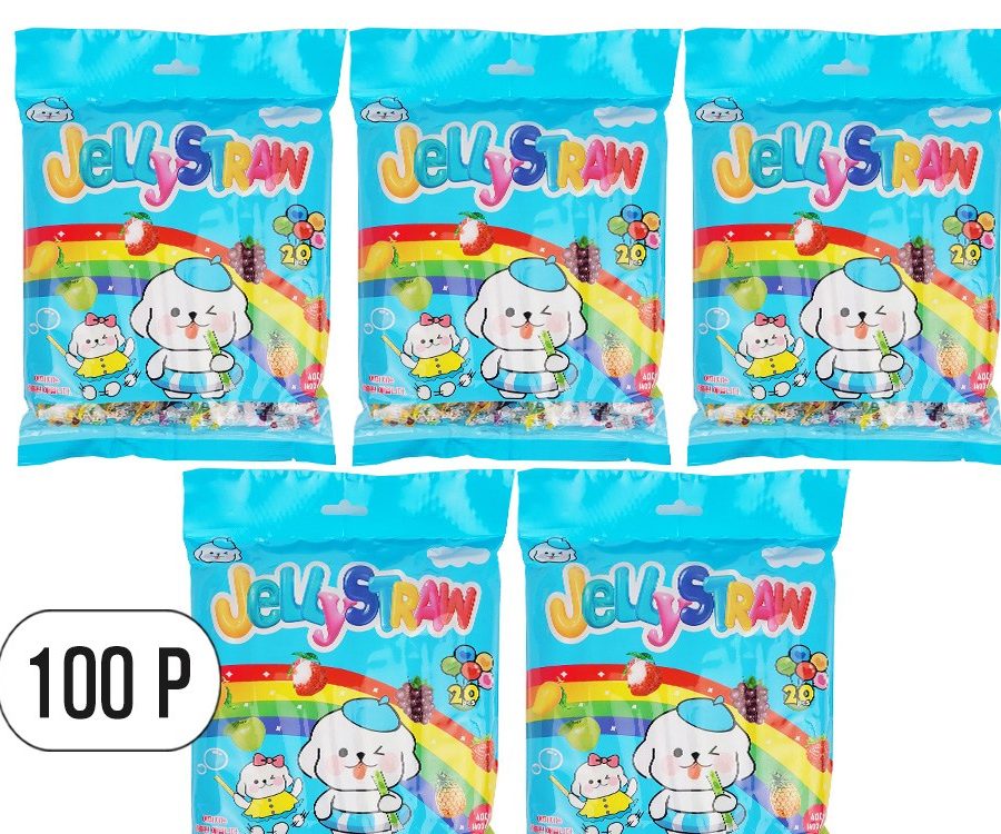 투데이 젤리스트로우 400g 5개