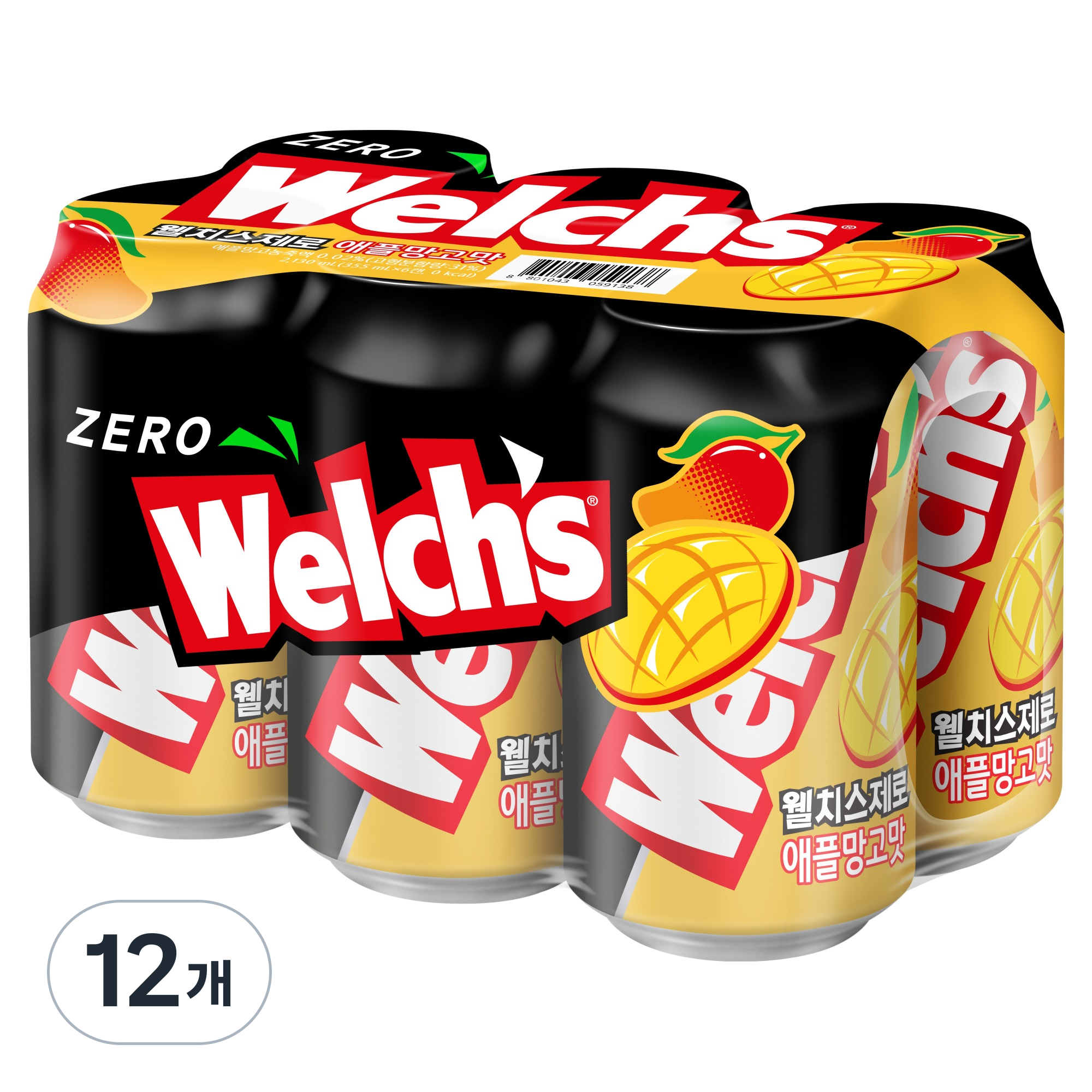 웰치스 제로 그레이프맛 1.5L 6개
