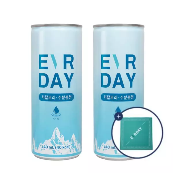 에버데이 이온 240ML X 60캔 + 스카프