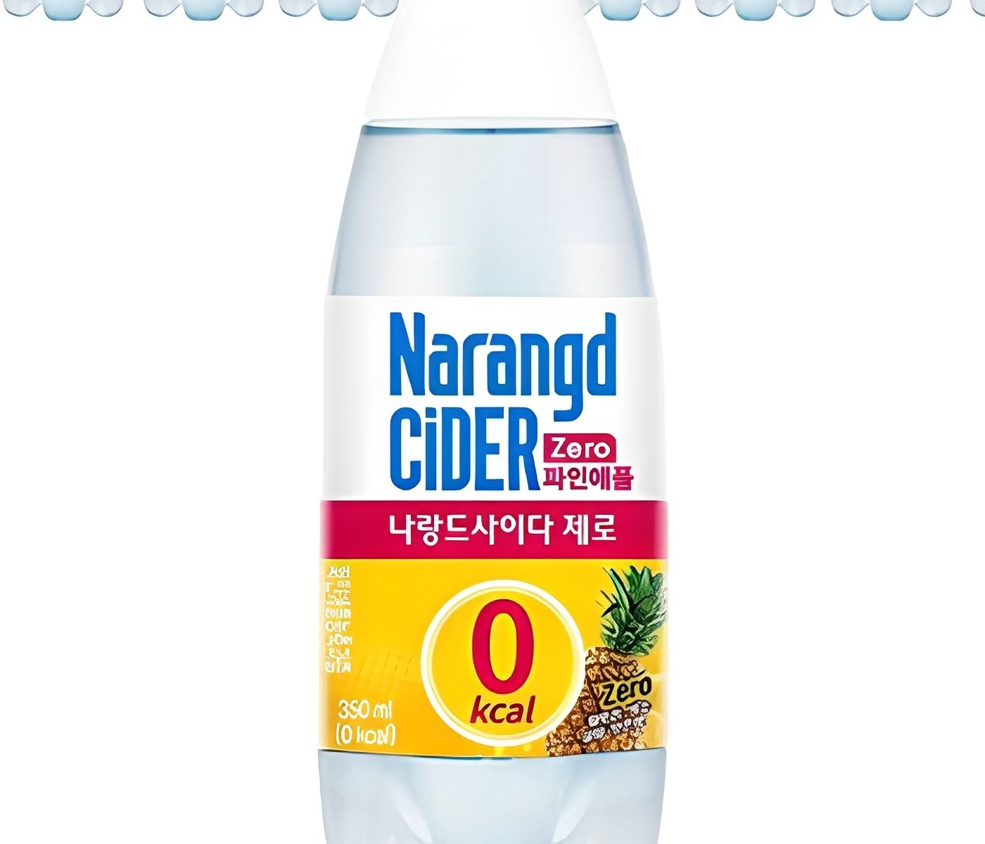 나랑드사이다 제로 파인애플, 350ml, 20개