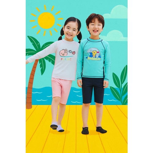 ssg]카카오 래쉬가드 셋업, , 유배. 3만원이상무배