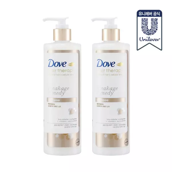도브 헤어테라피 샴푸 380ml 2개