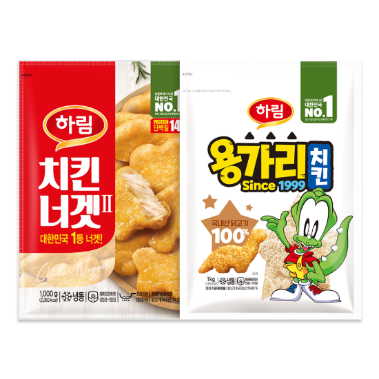 용가리치킨 1kg + 치킨너겟2 1kg