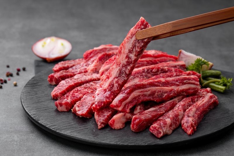 죽향담소 1+등급 한우 갈비살 200g