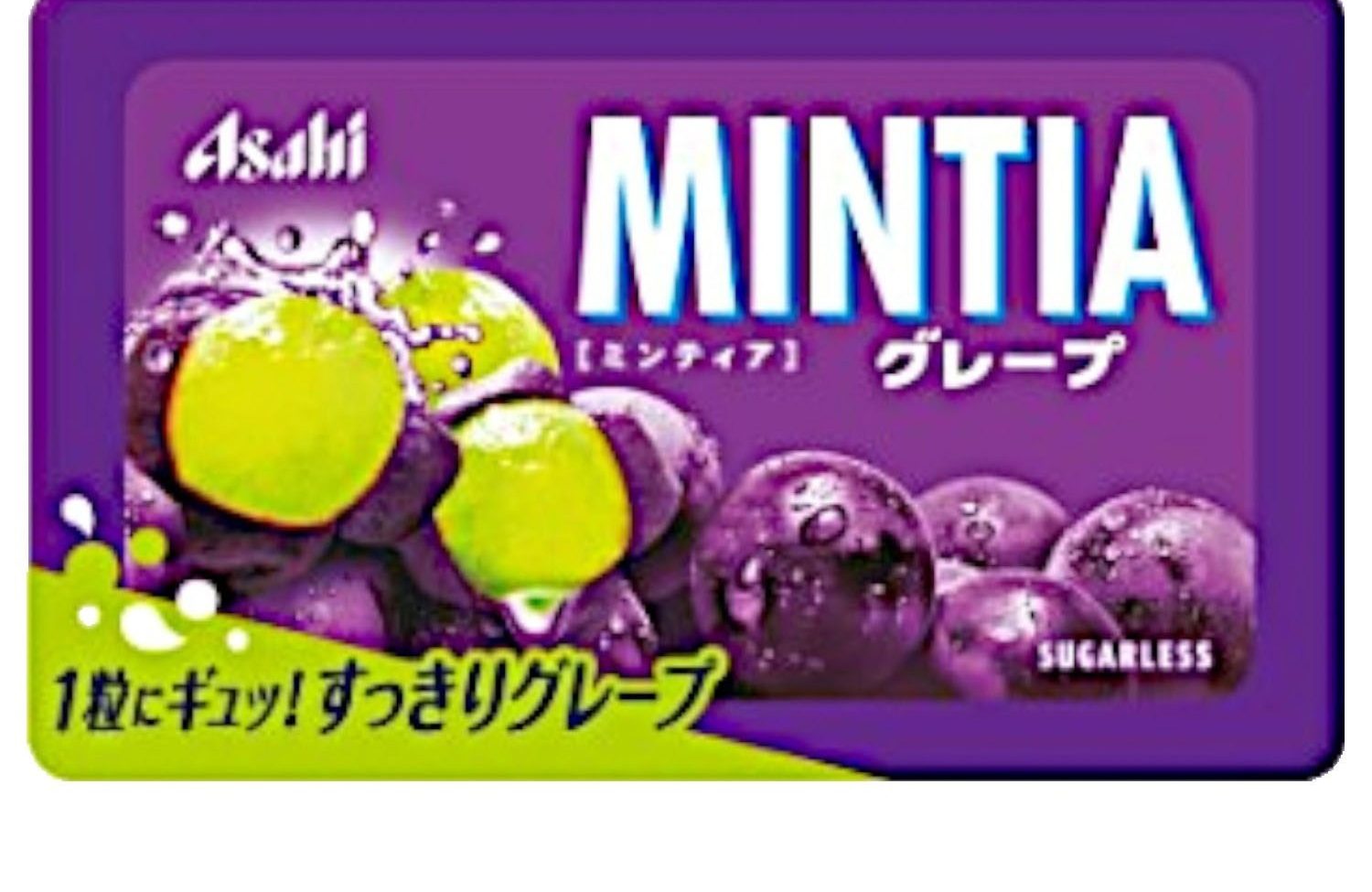 일본사탕 아사히 MINTIA 민티아 그레이프맛 50알 x 10개, 7g, 10개
