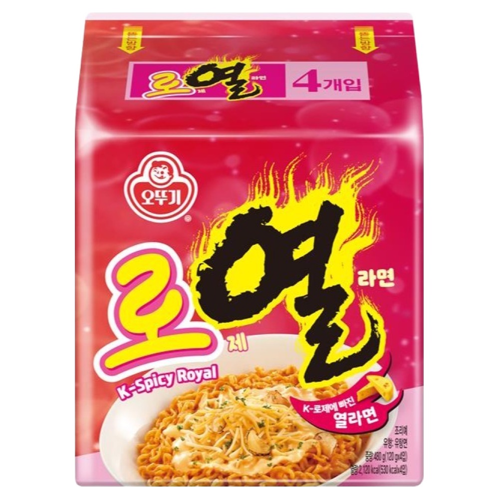 오뚜기 로열라면 120g, 4개