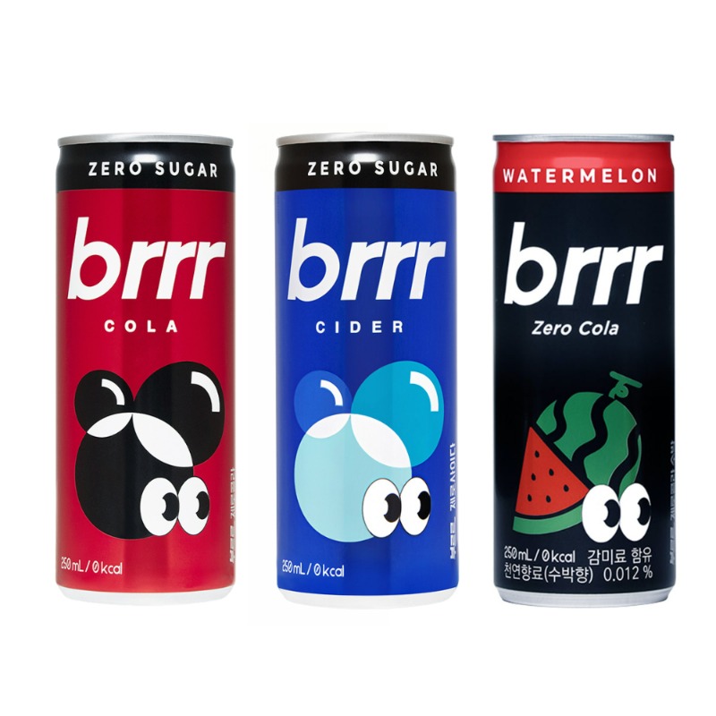 부르르 제로 수박 콜라 세트 250ml 60캔