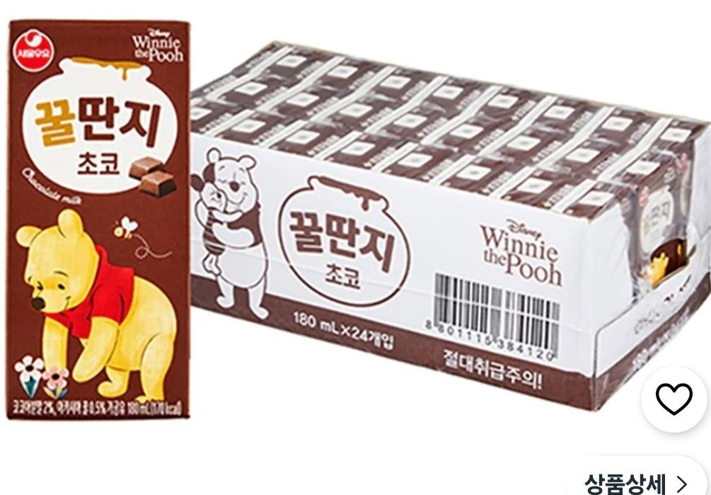 서울우유 초코꿀단지 180ml 24개