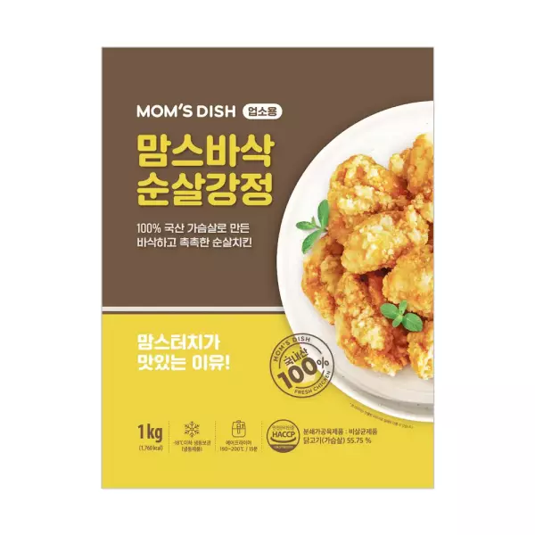 맘스터치 바삭 순살강정 1kg+1kg