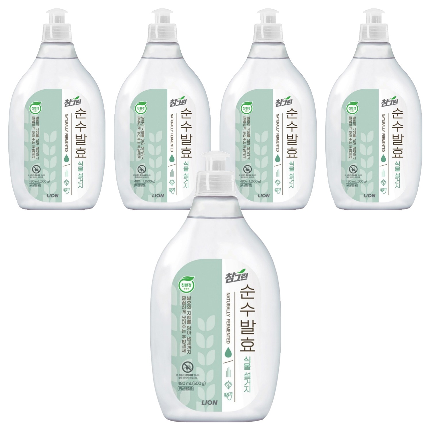 순수발효 식물 주방세제 500g 5개