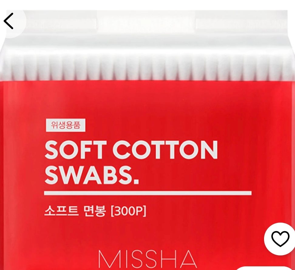 미샤 소프트 면봉 300p