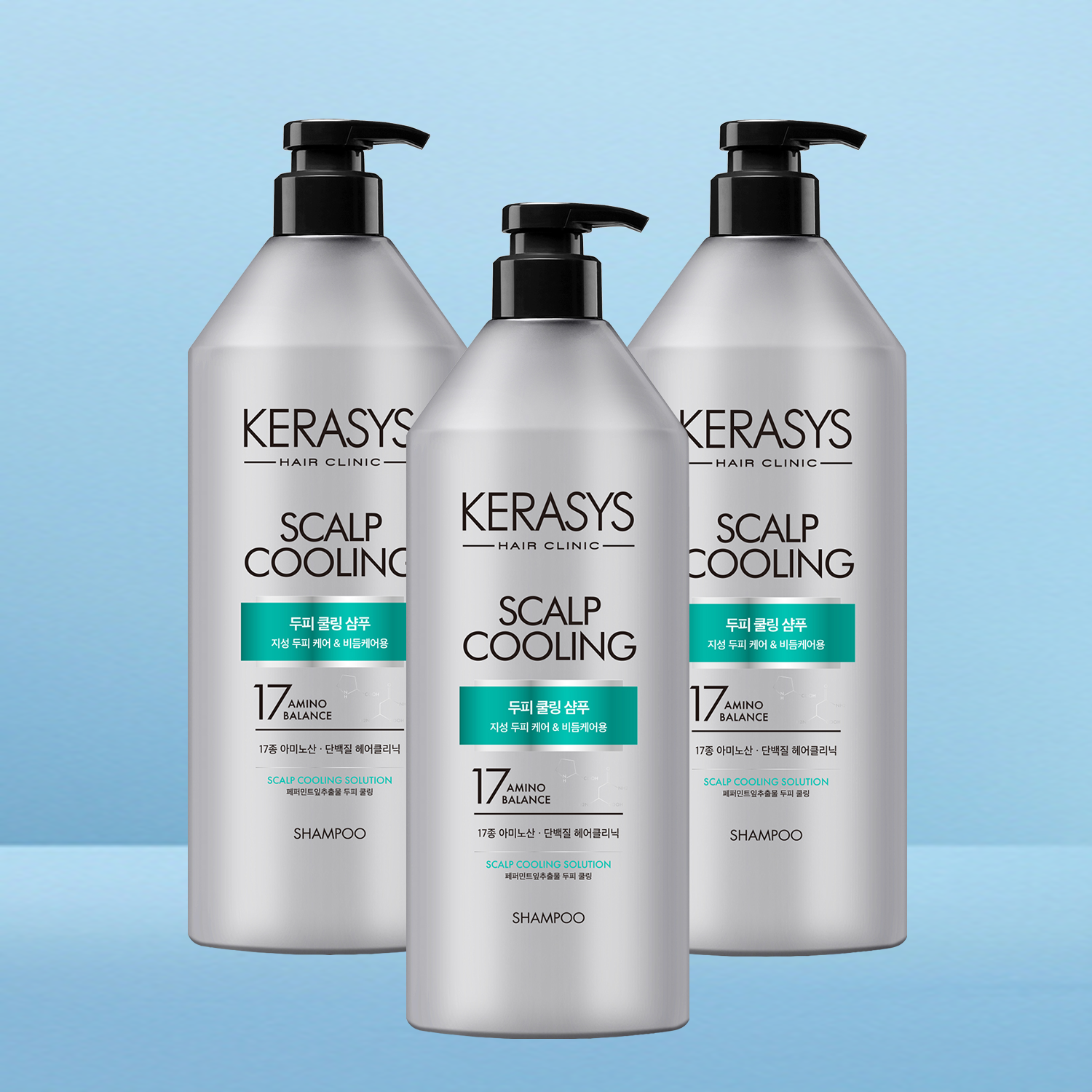 토스 케라시스 쿨링 단백질샴푸 980ml 3개
