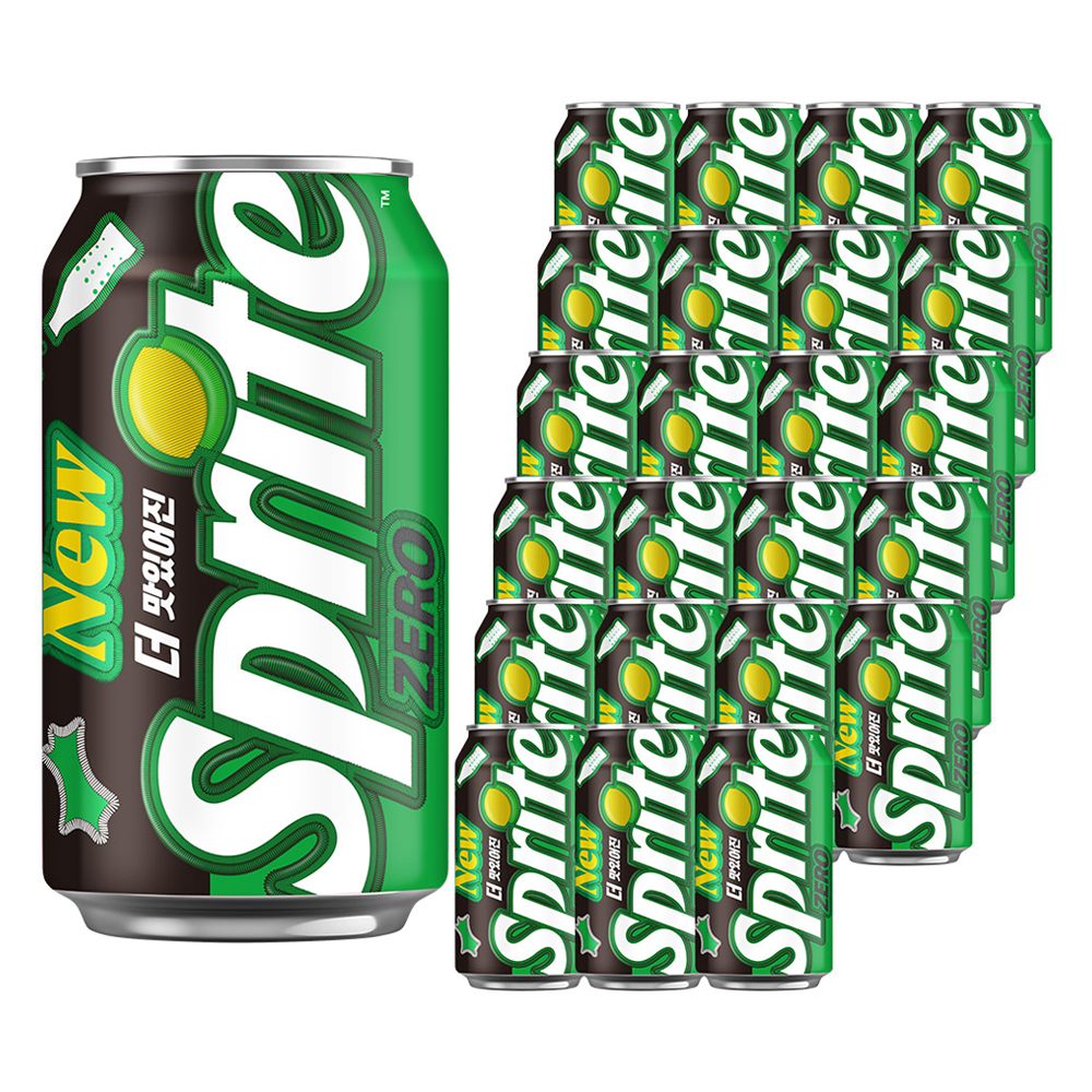 스프라이트 제로 사이다 350ml 24개