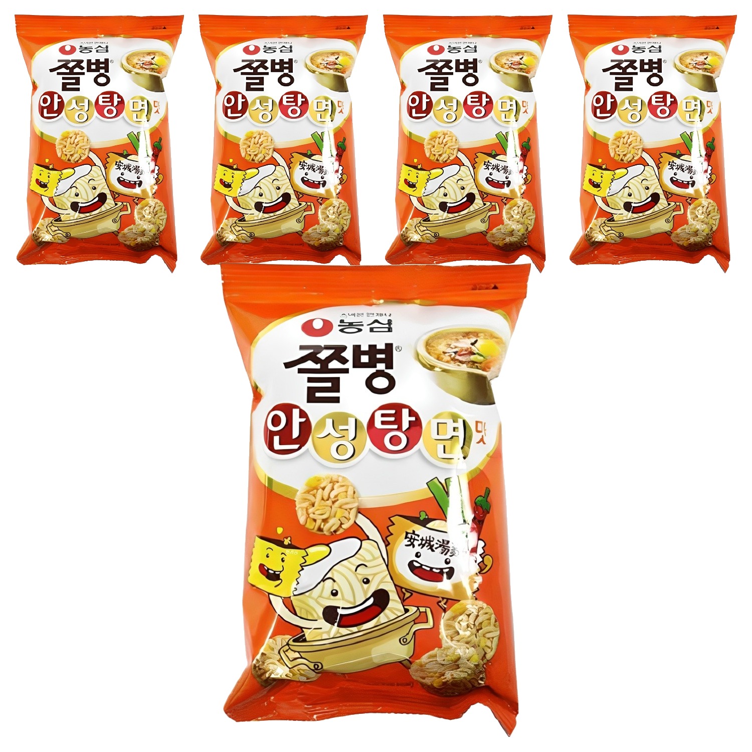쫄병스낵 안성탕면맛 5개