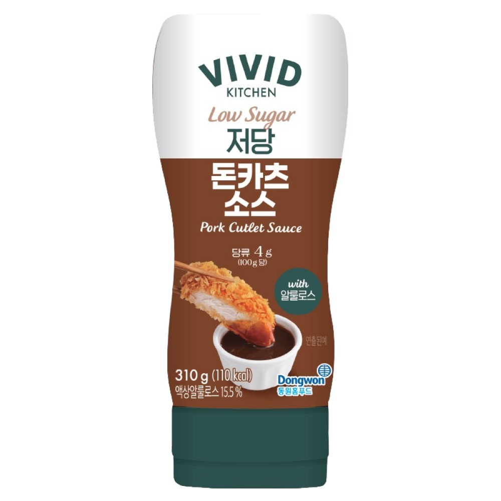 비비드키친 저당 돈까스 소스 310g