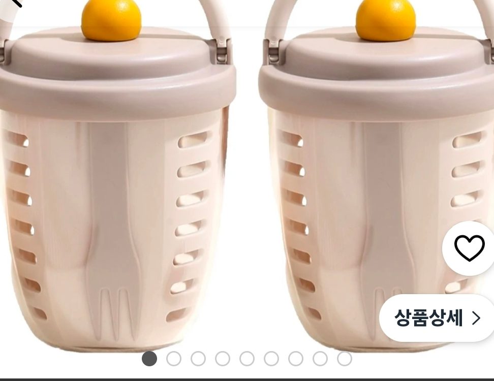 미니 샐러드 과일 도시락 런치팟 포크 세트