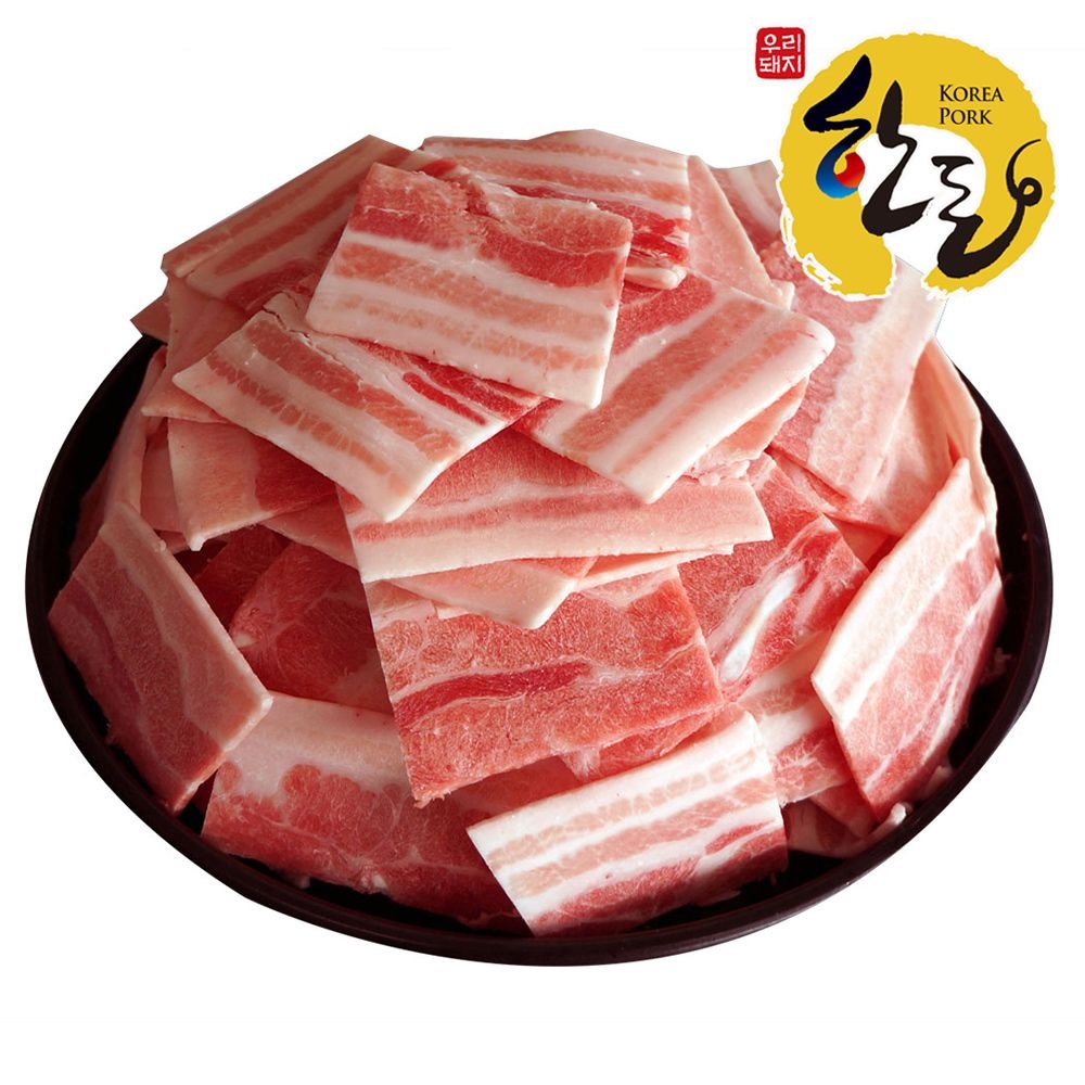 한돈 냉동 삼겹살 600g