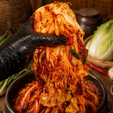 욕쟁이 할머니 생 포기김치 1kg