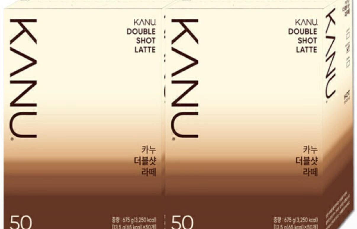 카누 더블샷 라떼 50T 2개