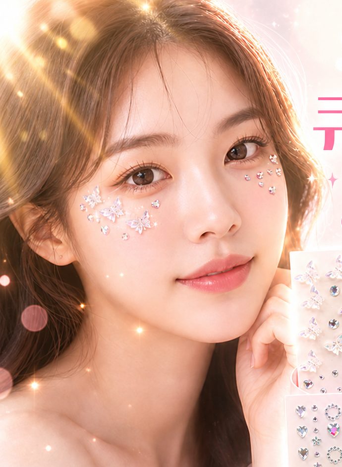 카무무 페이스 큐빅 스티커
