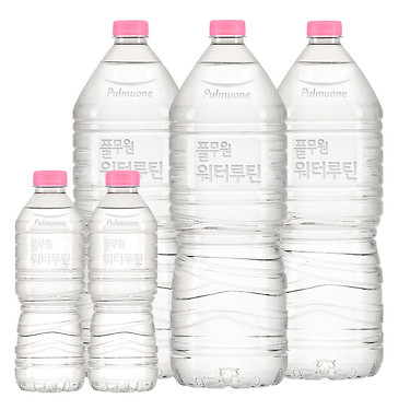 풀무원 워터루틴 무라벨 생수 2L 24병