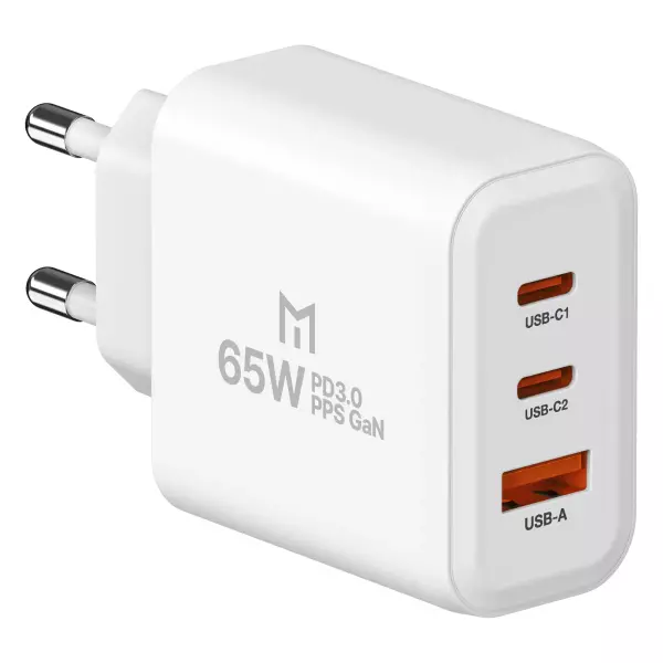 65W GaN PPS 초고속 3포트 충전기