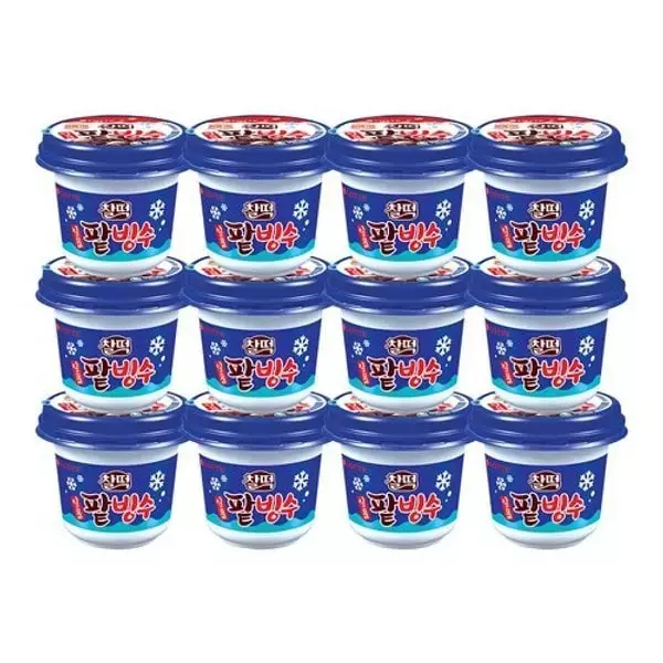 찰떡 일품 팥빙수 아이스크림 240ml 12개