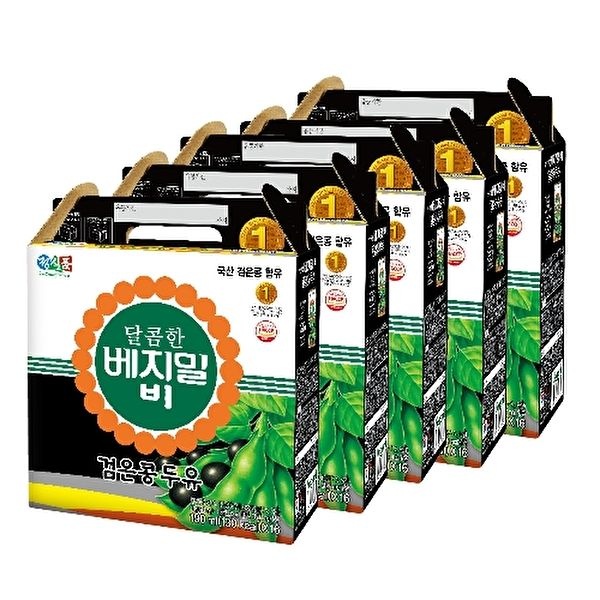 베지밀B 검은콩 두유 190ml 80팩