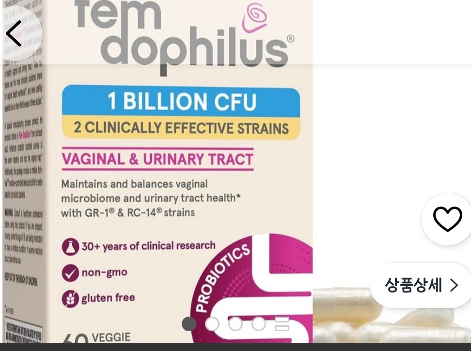 재로우 우먼 펨-도필러스 유산균 60정