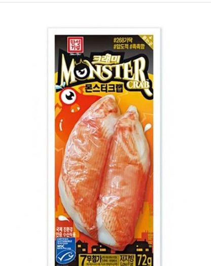 한성기업 몬스터크랩 72g 20개