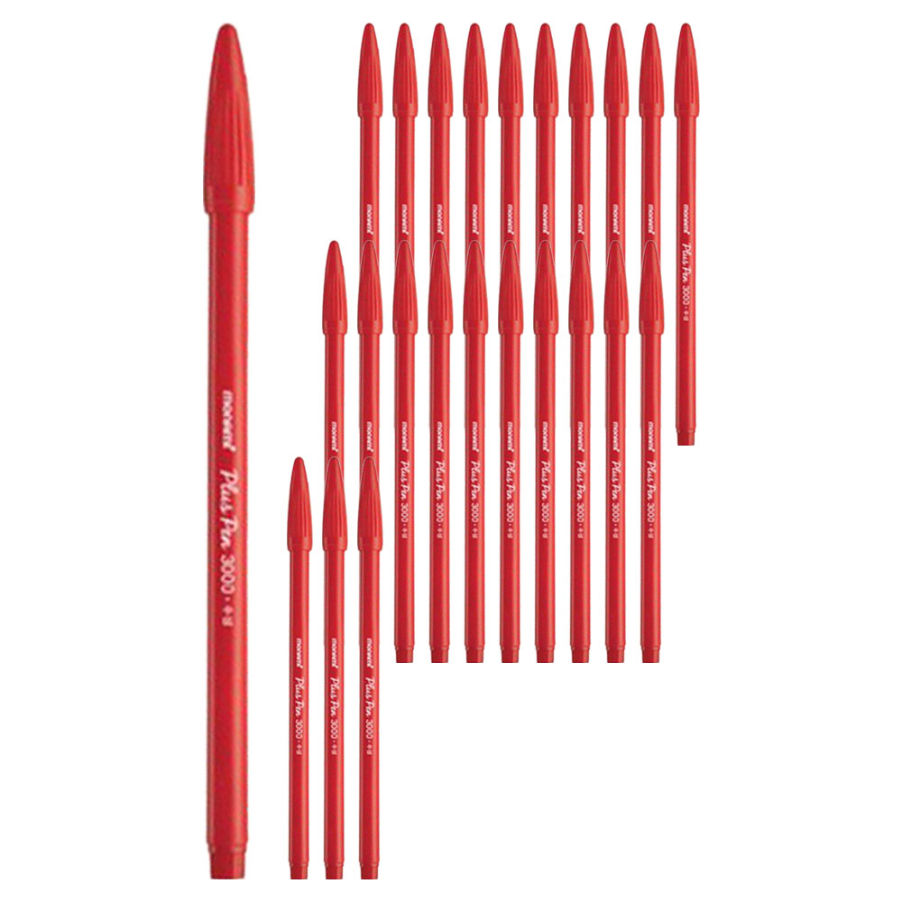모나미 플러스펜 3000 DZ 0.4mm, 청색, 24개
