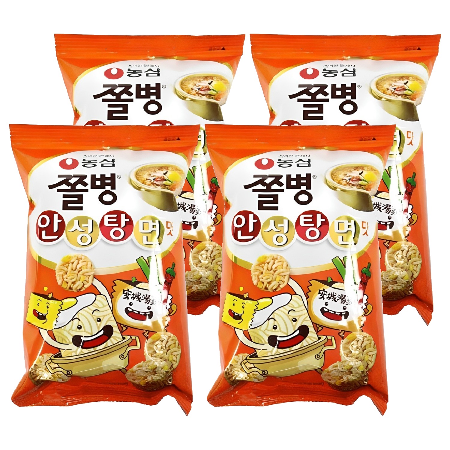 쫄병스낵 안성탕면맛 77g 4개