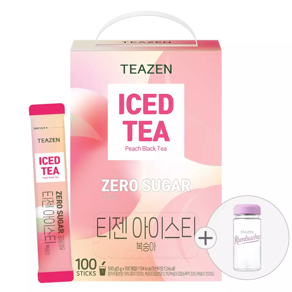 티젠 제로슈가 아이스티 복숭아 100T
