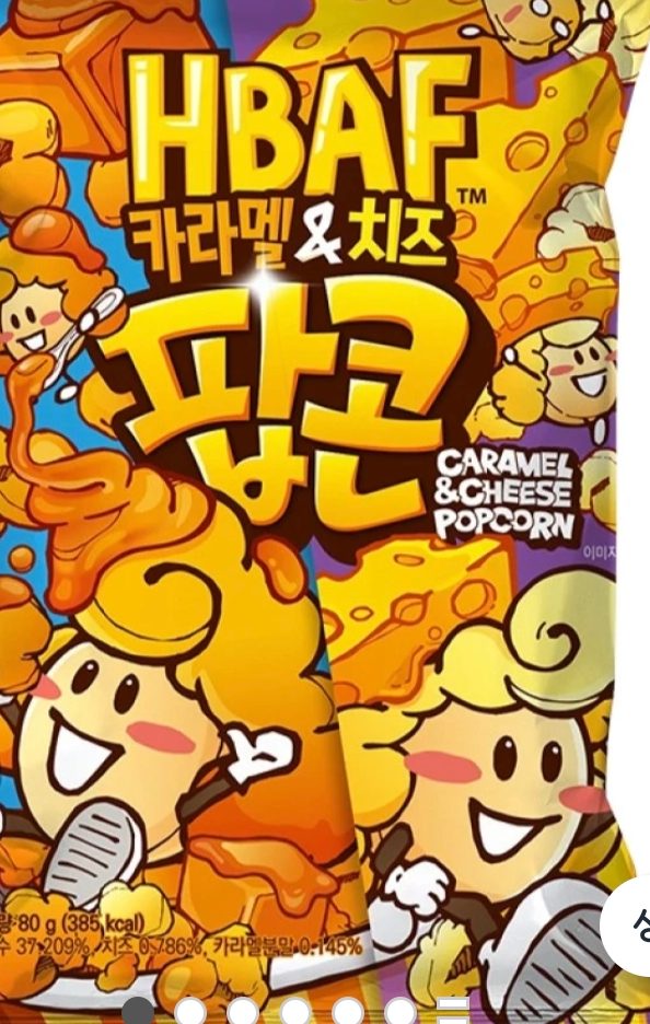 바프 카라멜 앤 치즈 팝콘 80g