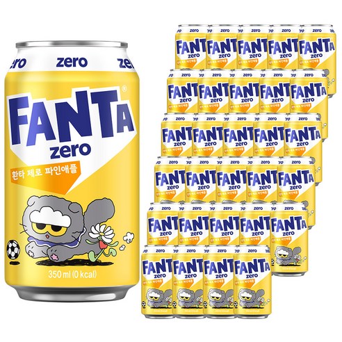 환타 제로 파인애플 350ml 24개