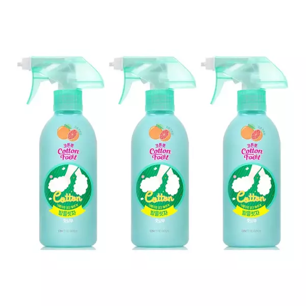 온더바디 발을씻자 코튼풋샴푸 자몽, 385ml 3개