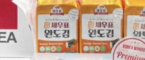 완도 프리미엄 도시락김 4g 72봉