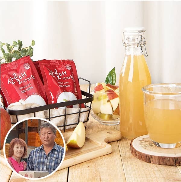 사과 100% 사과즙 100ml 30팩