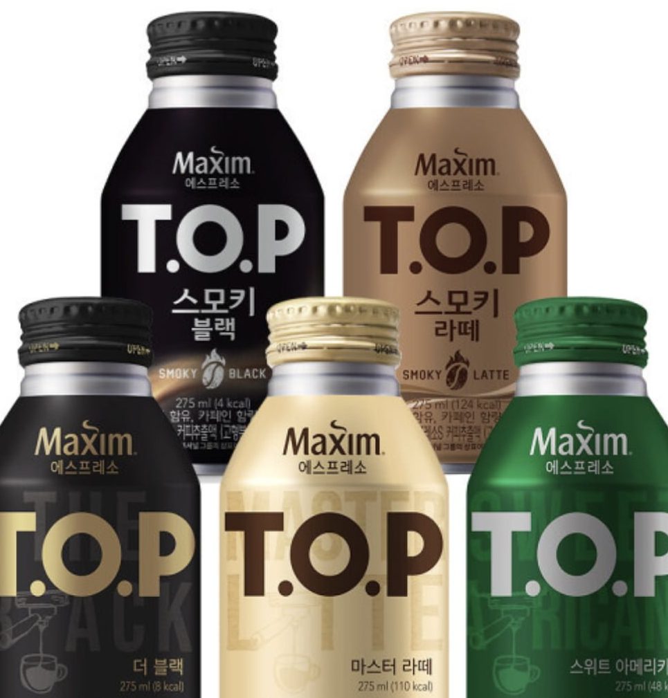 맥심 TOP 캔커피 275ml 24캔