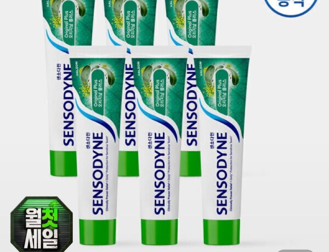 센소다인 오리지날 플러스 민감성 치약 100g x6개