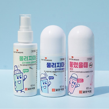 일양약품 뿌리는 바르는 모기기피제 물렸을때 60ml 총2개