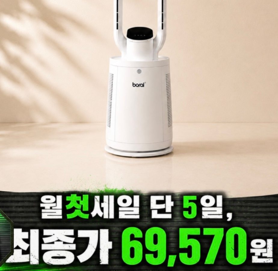 보랄 BLDC 날개없는 선풍기