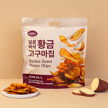 로마나 고구마칩 320g 4개