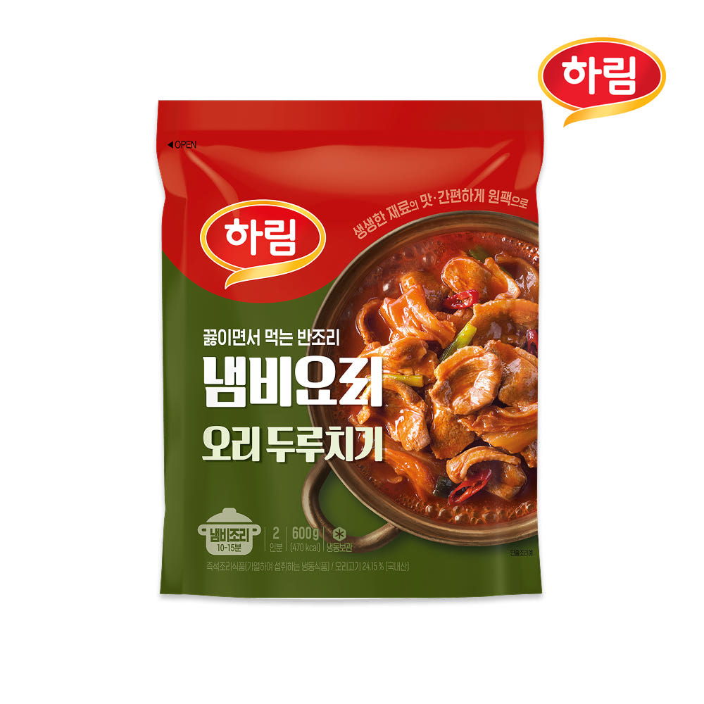 하림 냄비요리 오리두루치기 600g