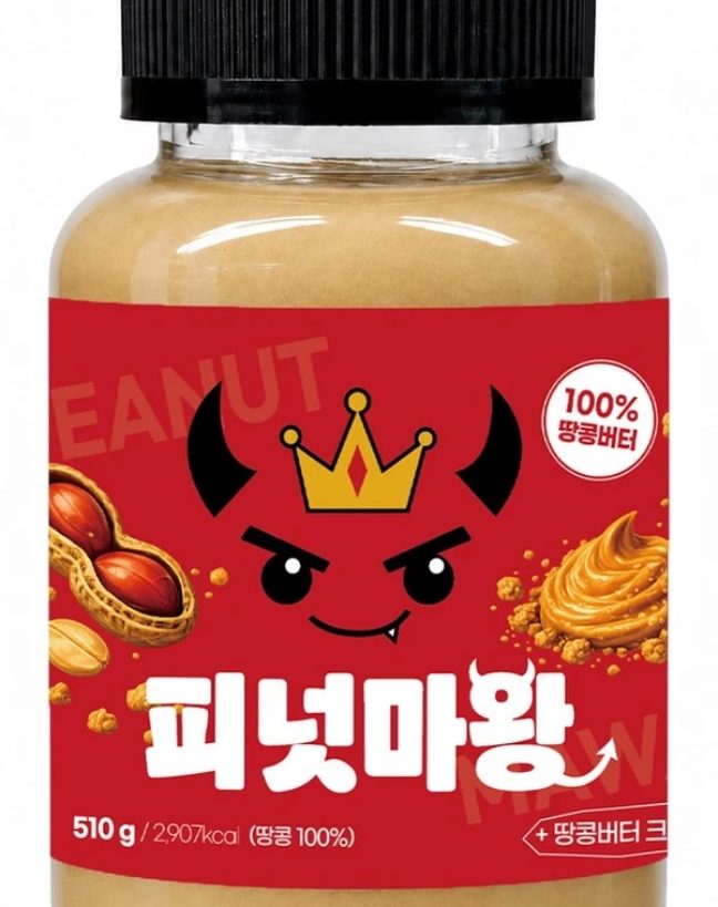 피넛마왕 크런치 땅콩버터 510g