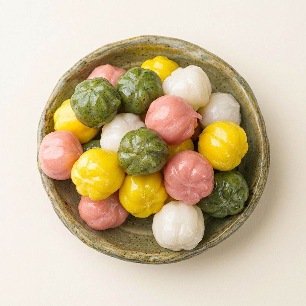 칠성시장궁중떡집 사색 꿀떡 1kg 2개